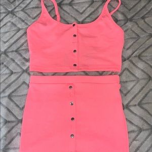 Pink 2 piece outfit